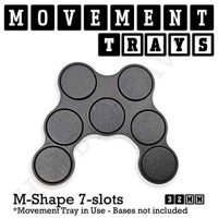 32mm Movement Trays for Tabletop Games | Compatible with Popular Miniatures | Full Range
