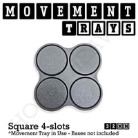 32mm Movement Trays for Tabletop Games | Compatible with Popular Miniatures | Full Range