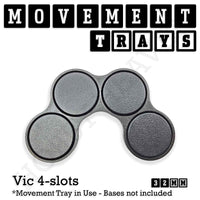 32mm Movement Trays for Tabletop Games | Compatible with Popular Miniatures | Full Range