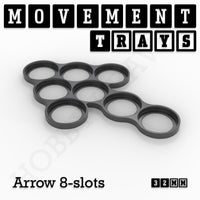 32mm Movement Trays for Tabletop Games | Compatible with Popular Miniatures | Full Range
