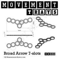 32mm Movement Trays for Tabletop Games | Compatible with Popular Miniatures | Full Range