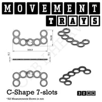 32mm Movement Trays for Tabletop Games | Compatible with Popular Miniatures | Full Range