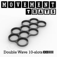 32mm Movement Trays for Tabletop Games | Compatible with Popular Miniatures | Full Range