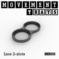 32mm Movement Trays for Tabletop Games | Compatible with Popular Miniatures | Full Range