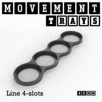 32mm Movement Trays for Tabletop Games | Compatible with Popular Miniatures | Full Range