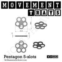 32mm Movement Trays for Tabletop Games | Compatible with Popular Miniatures | Full Range