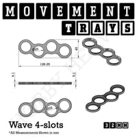 32mm Movement Trays for Tabletop Games | Compatible with Popular Miniatures | Full Range