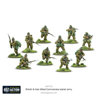 Bolt Action British & Inter-Allied Commandos Starter Army Warlord Games