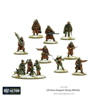 Bolt Action US Army Winter Support Group (HQ, Mortar & MMG) Warlord Games