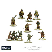 Bolt Action US Army Winter Support Group (HQ, Mortar & MMG) Warlord Games