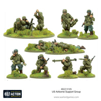 Bolt Action US Airborne Support group ('44-'45) (HQ, Mortar & MMG) Warlord Games