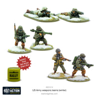 Bolt Action US Army Winter Weapons Teams Warlord Games