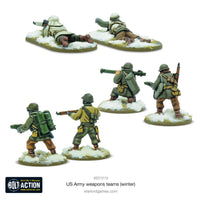 Bolt Action US Army Winter Weapons Teams Warlord Games