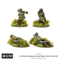 Bolt Action US Airborne Bazooka & light mortar teams (1944-45) Warlord Games