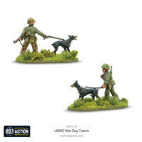 Bolt Action US Marine Corps War Dog Teams Warlord Games