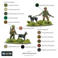 Bolt Action US Marine Corps War Dog Teams Warlord Games