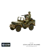 Bolt Action US Army Jeep with 30 Cal MMG Warlord Games
