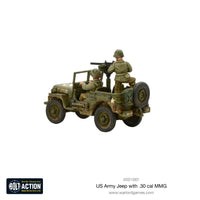 Bolt Action US Army Jeep with 30 Cal MMG Warlord Games