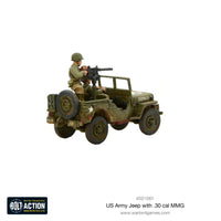 Bolt Action US Army Jeep with 30 Cal MMG Warlord Games
