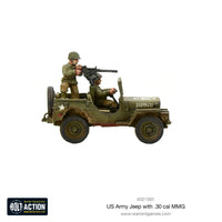 Bolt Action US Army Jeep with 30 Cal MMG Warlord Games
