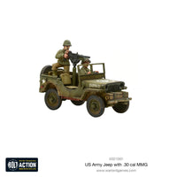 Bolt Action US Army Jeep with 30 Cal MMG Warlord Games