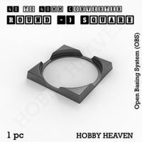 Round to Square Bases Shape and Size Converters 3d Print Full Range