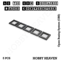 Square to Square Bases Size Converters 3d Print Full Range