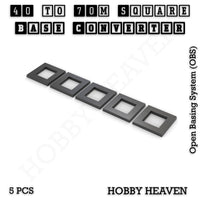 Square to Square Bases Size Converters 3d Print Full Range