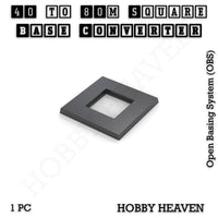 Square to Square Bases Size Converters 3d Print Full Range