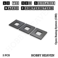 Square to Square Bases Size Converters 3d Print Full Range