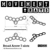 40mm Movement Trays for 28mm Miniatures | Tabletop Wargames Compatible | Full Range