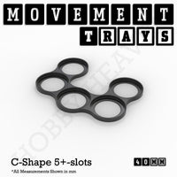 40mm Movement Trays for 28mm Miniatures | Tabletop Wargames Compatible | Full Range