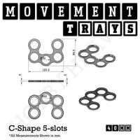 40mm Movement Trays for 28mm Miniatures | Tabletop Wargames Compatible | Full Range
