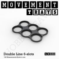 40mm Movement Trays for 28mm Miniatures | Tabletop Wargames Compatible | Full Range