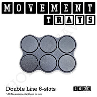 40mm Movement Trays for 28mm Miniatures | Tabletop Wargames Compatible | Full Range