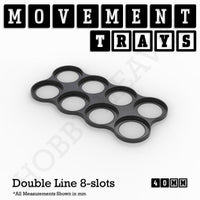 40mm Movement Trays for 28mm Miniatures | Tabletop Wargames Compatible | Full Range