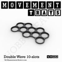 40mm Movement Trays for 28mm Miniatures | Tabletop Wargames Compatible | Full Range