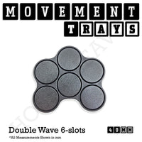40mm Movement Trays for 28mm Miniatures | Tabletop Wargames Compatible | Full Range