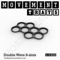 40mm Movement Trays for 28mm Miniatures | Tabletop Wargames Compatible | Full Range