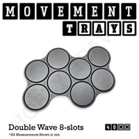 40mm Movement Trays for 28mm Miniatures | Tabletop Wargames Compatible | Full Range