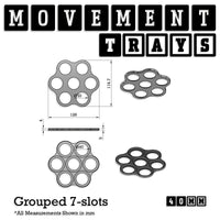 40mm Movement Trays for 28mm Miniatures | Tabletop Wargames Compatible | Full Range