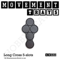 40mm Movement Trays for 28mm Miniatures | Tabletop Wargames Compatible | Full Range