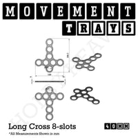 40mm Movement Trays for 28mm Miniatures | Tabletop Wargames Compatible | Full Range