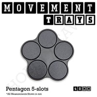 40mm Movement Trays for 28mm Miniatures | Tabletop Wargames Compatible | Full Range