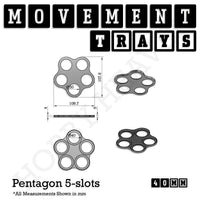 40mm Movement Trays for 28mm Miniatures | Tabletop Wargames Compatible | Full Range