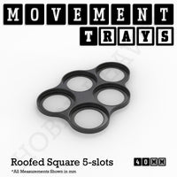 40mm Movement Trays for 28mm Miniatures | Tabletop Wargames Compatible | Full Range