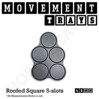 40mm Movement Trays for 28mm Miniatures | Tabletop Wargames Compatible | Full Range