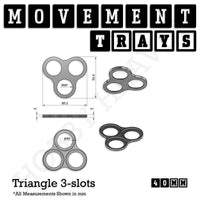 40mm Movement Trays for 28mm Miniatures | Tabletop Wargames Compatible | Full Range