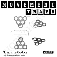 40mm Movement Trays for 28mm Miniatures | Tabletop Wargames Compatible | Full Range