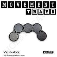 40mm Movement Trays for 28mm Miniatures | Tabletop Wargames Compatible | Full Range